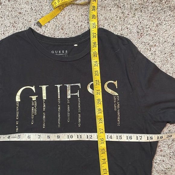 Guess Los Angeles Black Short Sleeve T Shirt - Picture 5 of 5